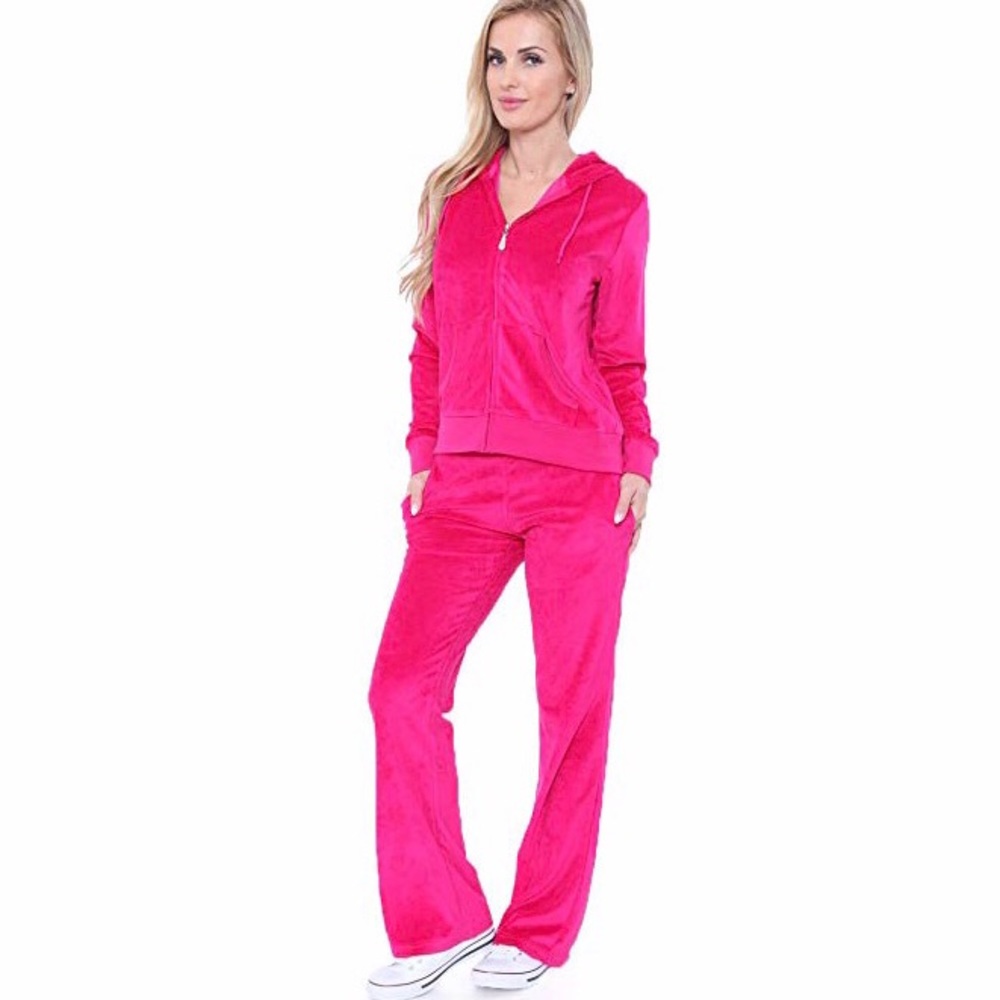 Hot Pink Sweatsuit